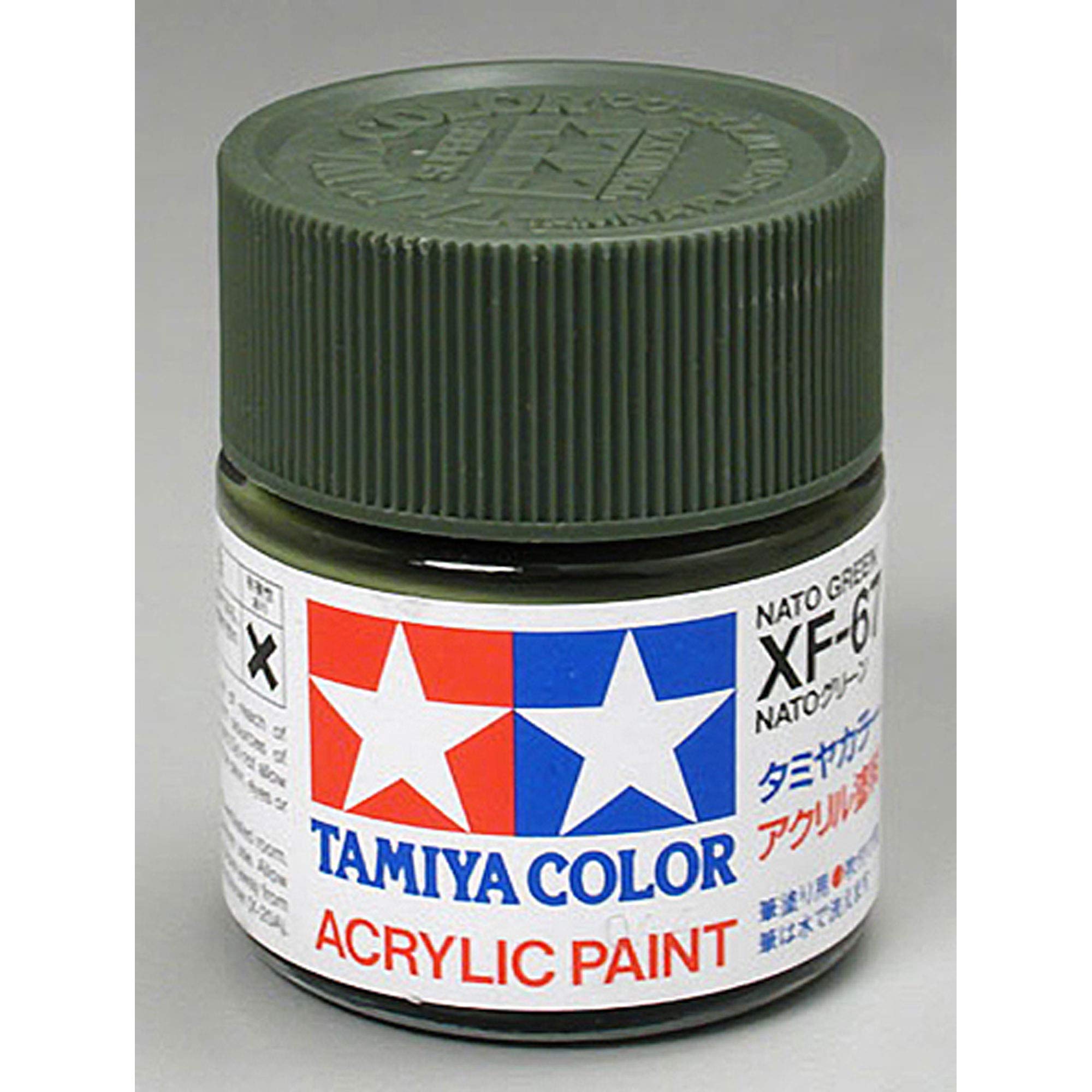 Amazon.com: TAMIYA America, Inc Acrylic XF67, NATO Green, TAM81367